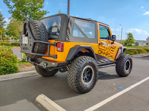 DV8 Offroad 2007-2018 Jeep Wrangler Armor Fenders - FENDB-09