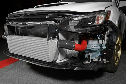 Perrin 22-23 Subaru WRX Front Mount Intercooler Kit (Red Tubes & Silver Core) - PSP-ITR-441SL/RD