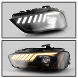 Spyder 13-16 Audi A4/S4 HID Model Only High-Power LED Headlights - Black PRO-YD-AA413HIDAP-BK - 5088352