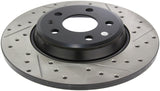 StopTech Power Slot 09-10 Audi A4/A4 Quattro / 08-10 A5 / 10 S4 Rear Left Drilled & Slotted Rotor - 127.33127L