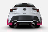 Rally Armor 12-19 Ford Focus ST & 2016-19 RS Pink Mud Flap BCE Logo - MF27-BCE22-PK/BLK