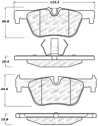 StopTech Performance Brake Pads - 309.16130