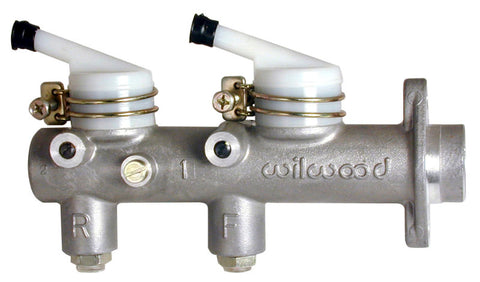 Wilwood Tandem Master Cylinder - 1in Bore w/ Remote Reservoirs - 260-7563