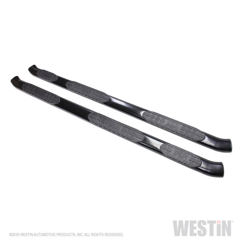 Westin 2017-2018 Ford F-250/350 SuperCab (6.75ft Bed) PRO TRAXX 5 WTW Oval Nerf Step Bars - Black - 21-534665