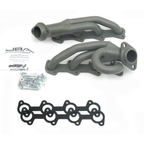 JBA 04-08 Ford F-150 4.6L 2V 1-1/2in Primary Ti Ctd Cat4Ward Header - 1687SJT