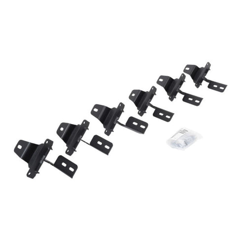 Go Rhino 18-22 Jeep Wrangler JLU 4DR Mounting Brackets (V-Series V3/RB10 Slim/RB20 Slim) - Tex. Blk - 6945066