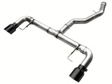 AWE 19-23 BMW 330i / 21-23 BMW 430i Base G2X Track Edition Axle Back Exhaust - Diamond Black - 3020-33429