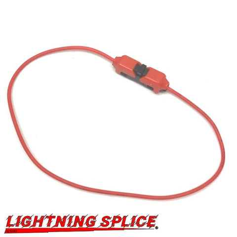 NAMZ Lightning Splice Kit H-Connection 18-22g 1-Wire to 1-Wire (5 Pack) - NLS-S11