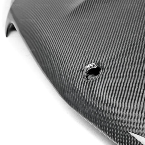 Seibon 12-14 Mercedes C-Class GT Style Carbon Fiber Hood - HD1112MBW204-GT