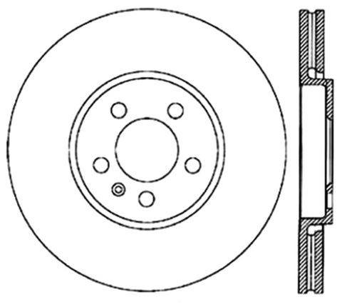 StopTech Slotted & Drilled Sport Brake Rotor - 127.33059R