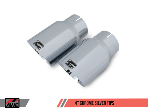 AWE Tuning S550 Mustang GT Cat-back Exhaust - Touring Edition (Chrome Silver Tips) - 3015-32084