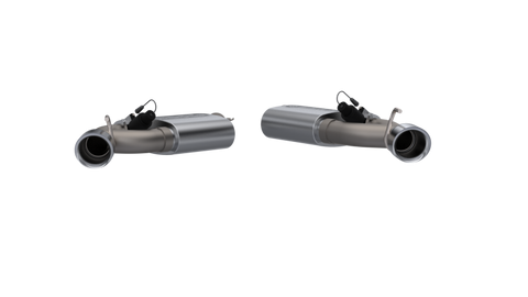 QTP 16-18 Chevrolet Camaro SS 6.2L 304SS Screamer Axle Back Exhaust w/4.5in Dual Tips - 400116