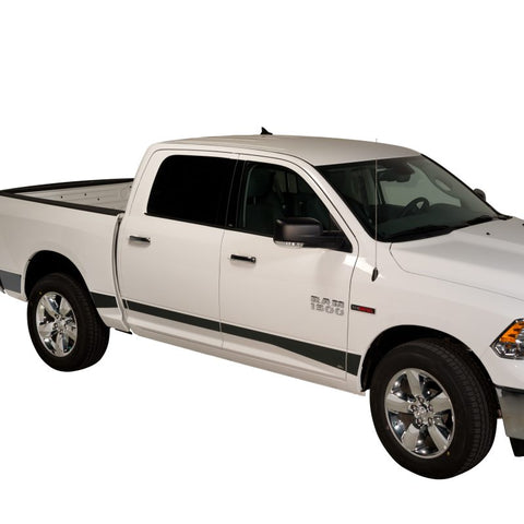 Putco 10-18 RAM 2500/3500 6.5ft Bed- 5.5in Wide w/o Factory Flares 10pcs Blk Platinum Rocker Panels - 9751302BP