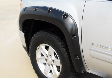 Lund 07-13 GMC Sierra 1500 RX-Rivet Style Textured Elite Series Fender Flares - Black (2 Pc.) - RX109TA