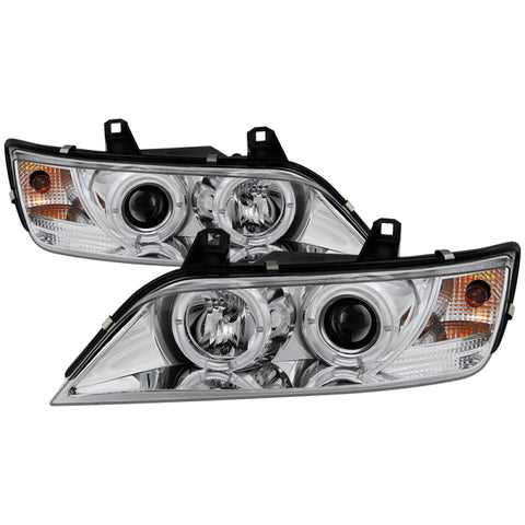 Spyder BMW Z3 96-02 Projector Headlights LED Halo Chrome High H1 Low H1 PRO-YD-BMWZ396-HL-C - 5009098