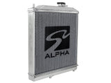 Skunk2 Alpha Series 88-91 Honda Civic/CRX Radiator (Half Size) (Dual Core) - 349-05-1550