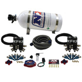 Nitrous Express Street Shark Gas 4 Solenoids Nitrous Kit (100-150-250HP) w/10lb Bottle - 90100-10