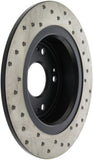 StopTech Drilled Sport Brake Rotor - 128.40068R