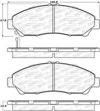 StopTech Street Brake Pads - Front/Rear - 308.13780