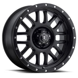 ICON Alpha 20x9 6x135 16mm Offset 5.625in BS Satin Black Wheel - 1220906356SB