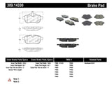 StopTech Performance Brake Pads - 309.14330