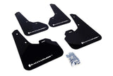 Rally Armor 10-13 Mazda3/Speed3 Black UR Mud Flap w/ White Logo - MF17-UR-BLK/WH