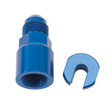 Russell Performance -6 AN male to 1/4in SAE Quick-Disconnect Female (Blue Single) - 641300