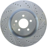 StopTech Select Sport 07-10 Ford Shelby Slotted and Drilled Left Rotor - 227.61089L