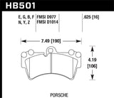 Hawk 03-10 Porsche Cayenne / 07-15 Audi Q7 Blue 9012 Front Race Pads - HB501E.625