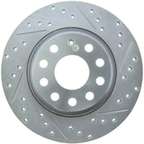 StopTech Select Sport 06-10 Volkswagen Jetta Slotted & Drilled Left Rear Rotor - 227.33099L