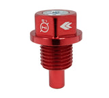 NRG Magnetic Oil Drain Plug M14X1.5 Acura/Honda/Mazda/Mitsubishi - Red - NOP-100RD