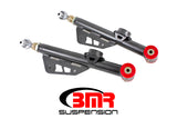 BMR 79-98 Fox Mustang On-Car Adj. Lower Control Arms Poly / Rod End Combo - Black Hammertone - TCA051H