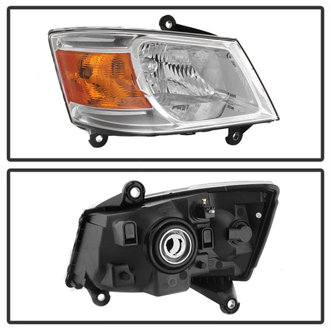 xTune Dodge Grand Caravan 08-10 Passenger Side Headlight -OEM Right HD-JH-DGC08-OE-R - 9035197