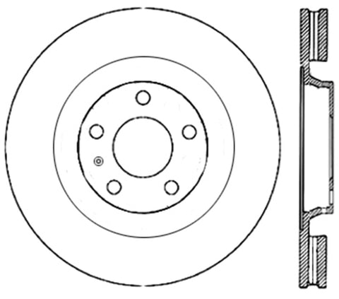 StopTech Drilled Sport Brake Rotor - 128.33125R