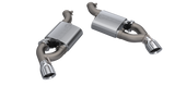 QTP 16-18 Chevrolet Camaro SS 6.2L 304SS Screamer Axle Back Exhaust w/4.5in Dual Tips - 400116