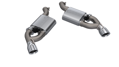QTP 16-18 Chevrolet Camaro SS 6.2L 304SS Screamer Axle Back Exhaust w/4.5in Dual Tips - 400116