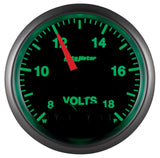 Autometer Elite 52.4mm Peak & Warn w/ Electronic Control 8-18 Volt Voltmeter - 5683