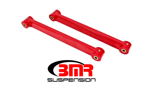 BMR 05-14 S197 Mustang Non-Adj. Boxed Lower Control Arms (Polyurethane) - Red - TCA032R