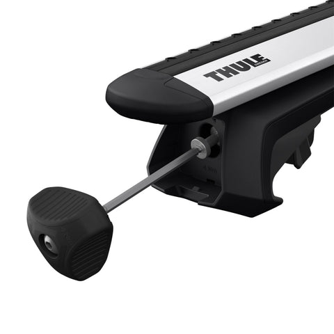 Thule Evo Raised Rail Load Carrier Feet (Vehicles w/Raised Railings) - Black - 710405