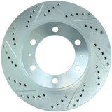 StopTech Select Sport 12-14 Toyota FJ Cruiser SportStop Slotted & Drilled Front Right Rotor - 227.44129R