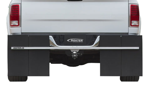 Access Roxter Universal Fit Pickups/SUVS 80in Wide Smooth Mill Finish Hitch Mounted Mud Flaps - D100001