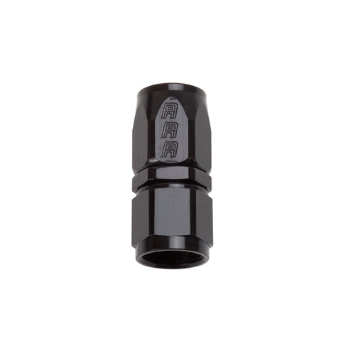 Russell Performance -12 AN Black Straight Full Flow Hose End - 610055