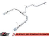 AWE Tuning 18-21 Volkswagen Jetta GLI Mk7 Track Edition Exhaust - Chrome Silver Tips (Fits OEM DP) - 3020-22034