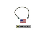 Superlift 83-97 Ford Ranger/Bronco II w/ 4-6in Lift Kit (Single) Bullet Proof Brake Hose - 91220