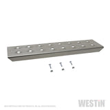 Westin 15in Step Plate w/screws (Set of 2)- Stainless Steel - 56-100015