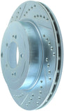 StopTech Select Sport 08-11 Mitsubishi Evo X Slotted and Drilled Right Rear Rotor - 227.46075R