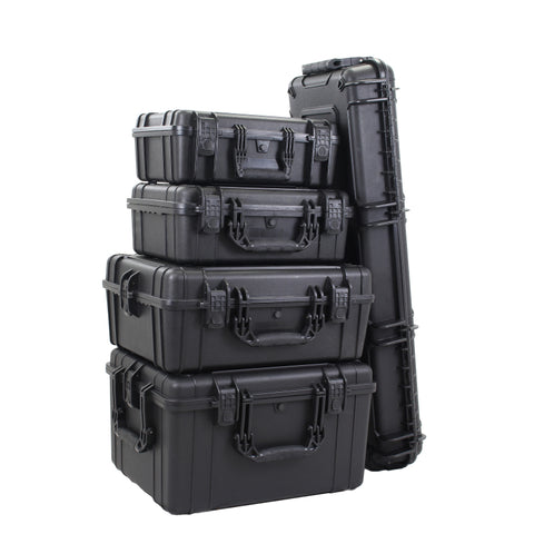 Go Rhino XVenture Gear Hard Case - Medium 18in. / Lockable / IP67 / Automatic Air Valve - Tex. Black - XG181407