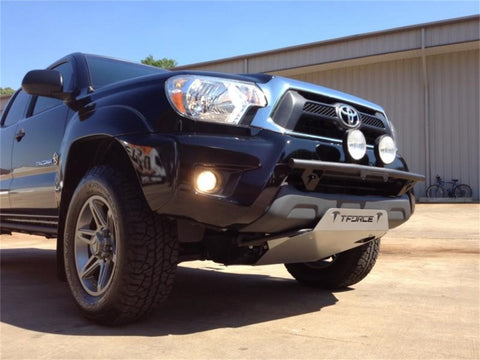 N-Fab Light Bar 12-15 Toyota Tacoma - Gloss Black - Light Tabs w/o License Plate Tabs - T124LB