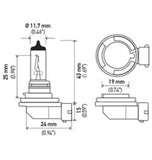 Hella Bulb H11 12V 55W Pgj192 T4 - H11