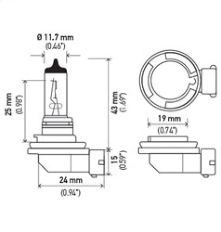 Hella Bulb H11 12V 55W Pgj192 T4 - H11